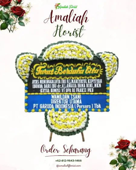 Papan Bunga Duka Akad Nikah Bekasi